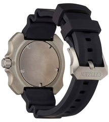 Citizen Men's Analogue Eco-Drive Watch with Rubber Strap Promaster Marine