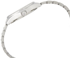 Casio Leather Band Watch Silver/White