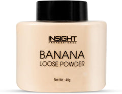 INSIGHT Banana Loose Powder Make Up Setting Powder Provides Long-Lasting Coverage Reduces Shineloose Powder(Banana Powder) 12 G (Pack Of 1) White