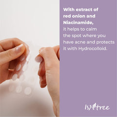 IsNtree Onion Newpair Spot Patch Skin Fit 15 patches (12mmx15ea) | Invisible matte patch | Blemish Care | Ultra-thin tapered edge