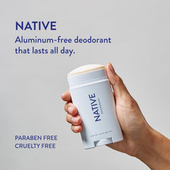 Native Deodorant - Natural Deodorant - Vegan, Gluten Free, Cruelty Free - Free of Aluminum, Parabens & Sulfates - Born in the USA - Charcoal