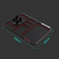 Keenso Car Dashboard Mat,Anti Slip Multifunctional Car Dashboard Mobile Phone Holder Panel Storage Pad