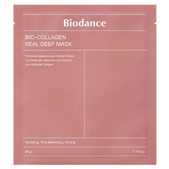 Wholesome First Korean Bio Dance Bio-Collagen Mask, Made in Korea, Bio Collagen Face Mask, Hydrating Overnight Hydrogel Mask, Pore Minimizing, Elasticity 34g.
