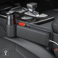 CANLAY Car Side Pocket Organizer, Car Seat Gap Filler Storage Box Car Cup Holder Organizer Car Interior Accessories