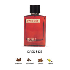 Infinity Dark Side 100ml Eau De Parfum Long Lasting EDP Summer Unisex Parfum For Men & Women
