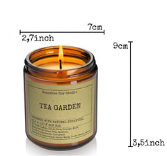 MIDNIGHT Scented Candle for Romantic Atmosphere, a Calming and Soothing Aroma Candle Creating a Feeling of Comfort and Intimacy, All Natural Aromatherapy Candles, 100% Soy Wax, Long Lasting Candles