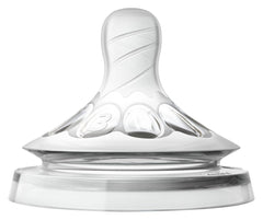 AVENT Philips Natural Baby Bottle , Medium Flow 3M+, 2pk, SCF653/23