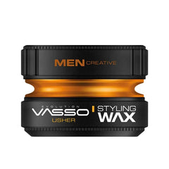 Vasso Hair Styling Wax For All Hair Types, Natural Hold and Natural Shine | AQUA Usher - 150 ml