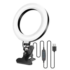 Yjia 6.3 inch Video Conference Lighting LED Webcam Zoom Light for Computer Laptop Home