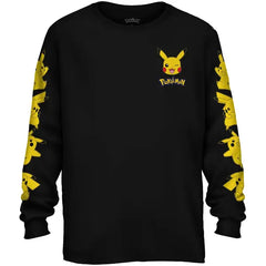 Pokemon Pikachu Little Boys Long Sleeve T Shirt