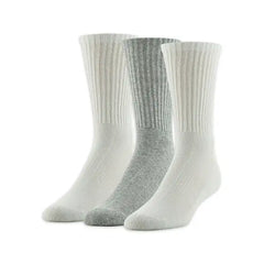 Athletic Works Men's P3 Garment Dyed Crew Socks