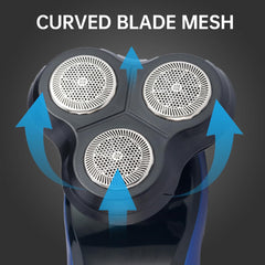 ECVV Multi-functional shaver - Waterproof Shaving machine triple blades Beard Trimmer Washable men's grooming kit