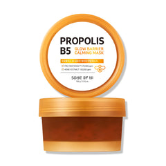 SOME BY MI Propolis B5 Glow Barrier Calming Mask, 100g (3.52 oz), Panthenol, Honey Calming Care, Glow Skin, Skin Barrier Firming, Moisturizing, for Sensitive Skin Concerns, SKIN IRRITATION TESTED