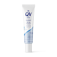 QV Face Lip Balm SPF 30, 15g - Broad Spectrum UVA/UVB Protection, Moisturizing and Soothing, Fragrance-Free, Hypoallergenic, Ideal for Dry and Sensitive Lips