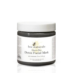 Bee Naturals Detox Facial Mask - Mineral Clay Mask with Oatmeal, Lavender & Green Tea | Purifying & Tightening Treatment for Oily, Congested Skin - Cruelty Free