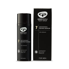 Green People For Men No. 7 Antioxidant Repair Serum, Facial Serum - Paraben & Ethanol Free - Vegan, Organic & Cruelty Free, 50ml