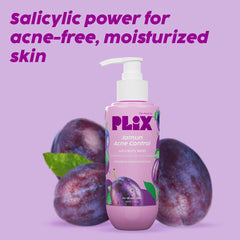 PLIX - THE PLANT FIX Jamun 2% Salicylic Acid Body Wash For Body Acne | Paraben & Silicones Free | Deeply Exfoliating Dead Skin Cells, Prevents Back Acne & Moisturizes Skin | 236ml