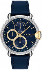 COACH ARDEN WOMEN's NAVY DIAL WATCH - 14503734, NAVY, strap