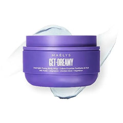 MAËLYS GET DREAMY Overnight Toning Whip Cellulite Cream & Skin Tightening Support with Milk Thistle + Uva Ursi Moisturizing Body Cream in a Whipped Texture 6.8 Fl Oz