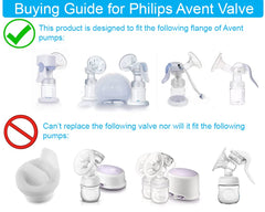 Maymom Valves for Philips Avent Breast Pumps (Pack of 4)