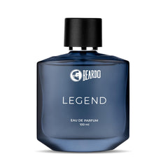 Beardo LEGEND Perfume For Men 100ml, Eau De Parfum, Intense Fresh Musky Woody, Strong Long Lasting Liquid Perfume