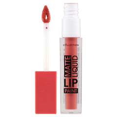 Collection Cosmetics Matte Liquid Lip Paint, Moisturising, Smudge-Proof, Trail Blazer, 3.5ml