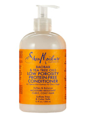 Shea Moisture Baobab & Tea Tree Protein-Free Conditioner for All Hair Types, 384 ml