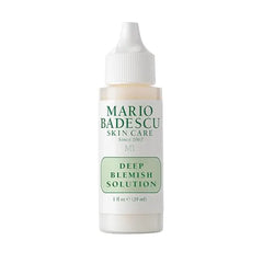 Mario Badescu Deep Blemish Solution, Spot Treatment for Face with Potent Zinc Oxide, Niacinamide and B Vitamins Overnight Treatment Serum that Targets Large Blemishes Under the Skin 29 ml