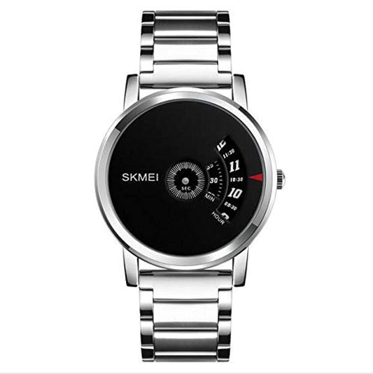 skmei Casual Watch For Men Analog Stainless Steel - 1260 - Silver