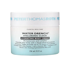 Peter Thomas Roth | Water Drench Hyaluronic Cloud Hydrating Body Cream | Hyaluronic Acid Body Moisturizer For Dry Skin, Up to 72 Hours of Hydration