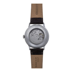 Orient Bambino Version 8 Weekly Calendar Automatic Dress Watch Model: RA-AK0705R30B, Bordeaux
