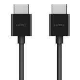 Belkin Premium High-Speed HDMI 2.1 Cable, Supports Dolby Vision HDR in 4K Quality, Perfect for Apple TV Display, 2 Meters / 6.6 Feet - Black, AV10175bt2MBKV2