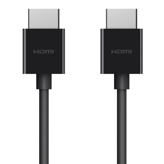 Belkin Premium High-Speed HDMI 2.1 Cable, Supports Dolby Vision HDR in 4K Quality, Perfect for Apple TV Display, 2 Meters / 6.6 Feet - Black, AV10175bt2MBKV2