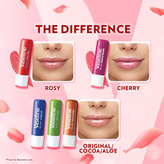 Vaseline Lip Therapy Rosy Lips Lip Balm With Pure Jelly & Light Rose Tint For Soft & Pink Lips| Nourishes & Protects Lips| Non-greasy Lip Moisturizer for Naturally Tinted Lips| 4.8 gm