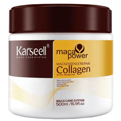 Karseell Hair Mask Collagen Treatment Natural Argan Oil Coconut conditioner for Dry Damaged Hair 16.9 oz 500ml, 500 ml (Pack of 1)