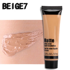 Dioche Full Coverage Liquid, Smoothing Makeup Base Concealer, Matte Wear Concealer Sun Block Cream, Minimizes Pores, Hides Wrinkles - Advanced Real Moisture (#7)