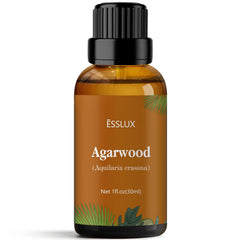 ESSLUX Agarwood Essential Oil, Aromatherapy Oils for Diffuser, Massage, Soap, Candle Making, Perfume, 30 ml