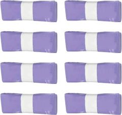 Acmen 8-Pack Eco-Friendly Nappy Bin Refill Bags, Compatible with Tommee Tippee Twist & Click, Simplee Sangenic, Tec, and Baby AngelCare Nappy Diaper Bin Liner Pails Disposal Systems (Purple), W240301