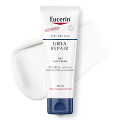 Eucerin Urea Repair Plus 5% Urea Smoothing Day Face Cream for very Dry Skin - 50 Ml (Pack Of 1)