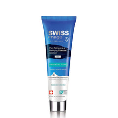 Swiss Image Charcoal Cleanser 3-in-1 with Salicylic Acid 100 ml | Reduces Acne, Unclogs Pores, Controls Oil | Face Wash, Scrub & Mask | Combination, Oily & Acne-Prone Skin | Men & Women | Swiss Made