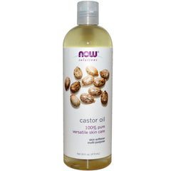 Now Solutions Castor Oil, 16 Fl Oz (473 ML)