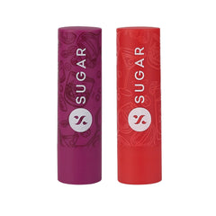 Sugar Cosmetics Tipsy Lip Balm for Dry, Chapped Lips with Vitamin E, Shea Butter & Jojoba Oil | Lip Balm with SPF - 02 Cosmopolitan & 07 Bramble (2 Pack)
