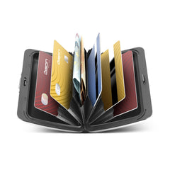 Aluminium Smart Case V2 Wallet - Metal Clasp - RFID Blocking Card Holder - Holds up to 10 Cards and Banknotes - Laser Engraved Muertos