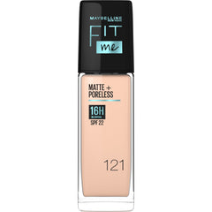 Maybelline New York New York Fit Me Matte & Poreless Foundation 16H Oil Control with SPF 22-121