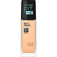 Maybelline New York Fit Me Matte & Poreless Foundation 16H Oil Control with SPF 22-123