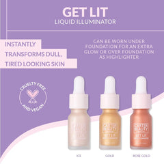 Carter Beauty Get Lit Liquid Illuminator, Ice