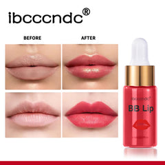 OUNA 4 Colors Lip Gloss Set Microneedle Derma Pigment BB Lip Serum Kit Semi-permanent Lip Makeup for Women Girls Cosmetic