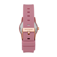 Skechers Rosencrans Mini Metal or Silicone Analog Watch for Women - Rose Pink