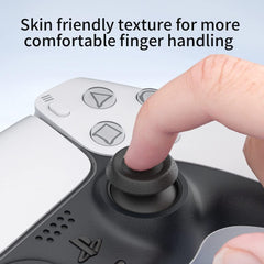 Aukuoy Replacement Thumbsticks for PS5 Controller, Analog Joysticks Grip Replacement Parts with Repair Kit for PlayStation 5 Dualsense Controller, Black