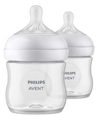 PHILIPS AVENT Baby Bottle with Natural Response , 4 Oz, 2 Count